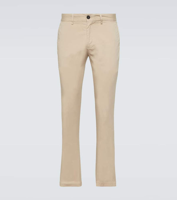 Sunspel Slim cotton-blend twill chinos