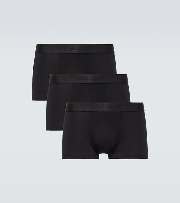 Sunspel Set of 3 cotton-blend boxer briefs