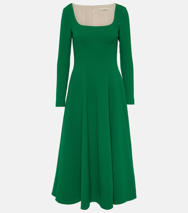 Emilia Wickstead Kylee crêpe midi dress