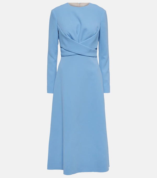 Emilia Wickstead Elta crêpe midi dress