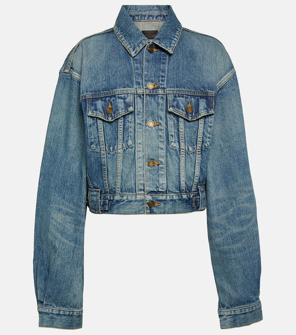 Saint Laurent 80's cropped denim jacket