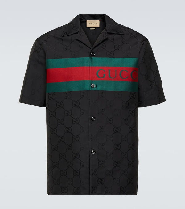 Gucci GG jacquard bowling shirt