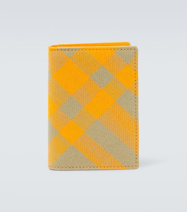 Burberry Checked bifold card holder