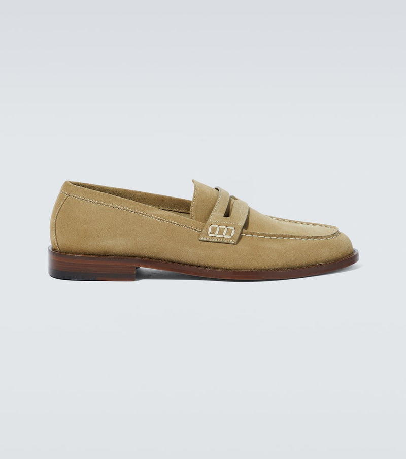 Manolo Blahnik Perry suede loafers