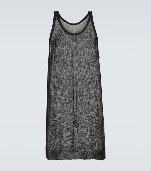 Rick Owens Maglia virgin wool tank top