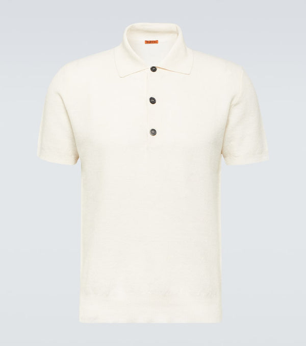 Barena Venezia Marco Slissa linen-blend polo shirt