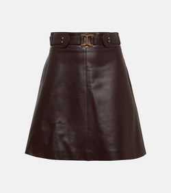 Chloé Leather miniskirt