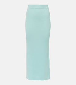 Lisa Yang Ronja high-rise cashmere midi skirt