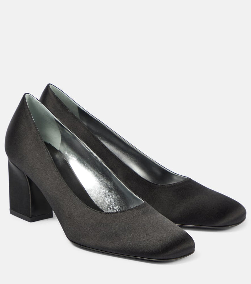 The Row Fiore satin faille pumps