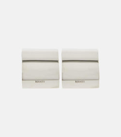 Khaite Julius Smooth Panel Small earrings