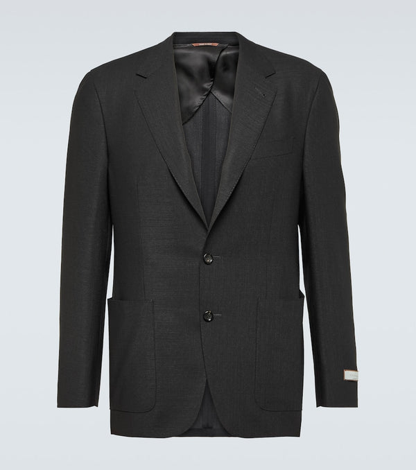 Canali Single-breasted wool blazer