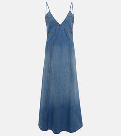 Chloé Denim maxi dress