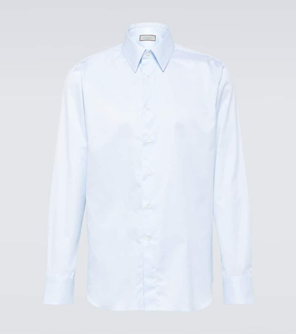 Canali Striped cotton shirt