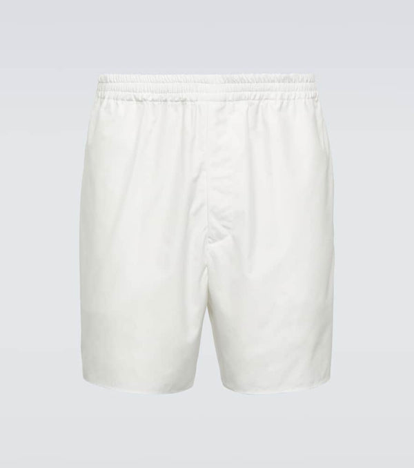 Auralee Cotton Oxford shorts