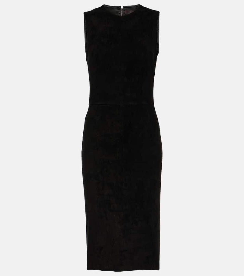 Stouls Eva leather midi dress