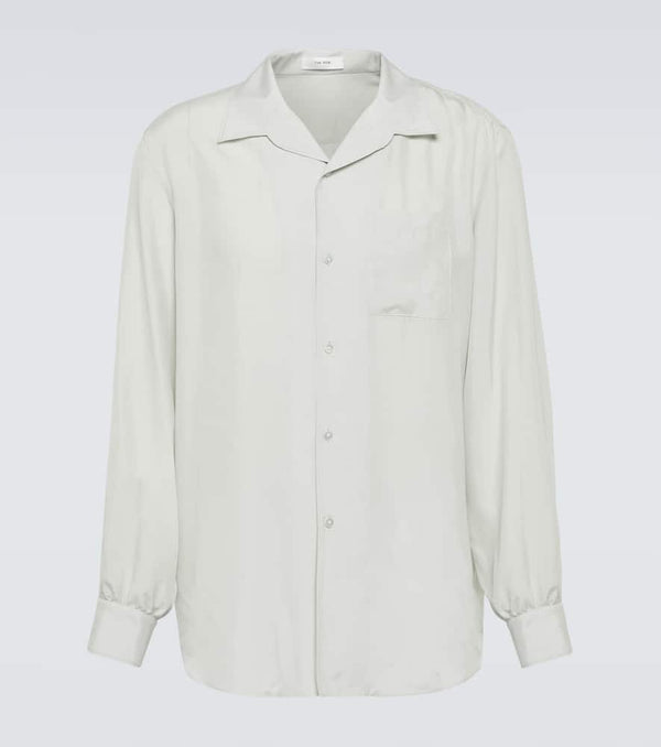 The Row Kiton silk shirt