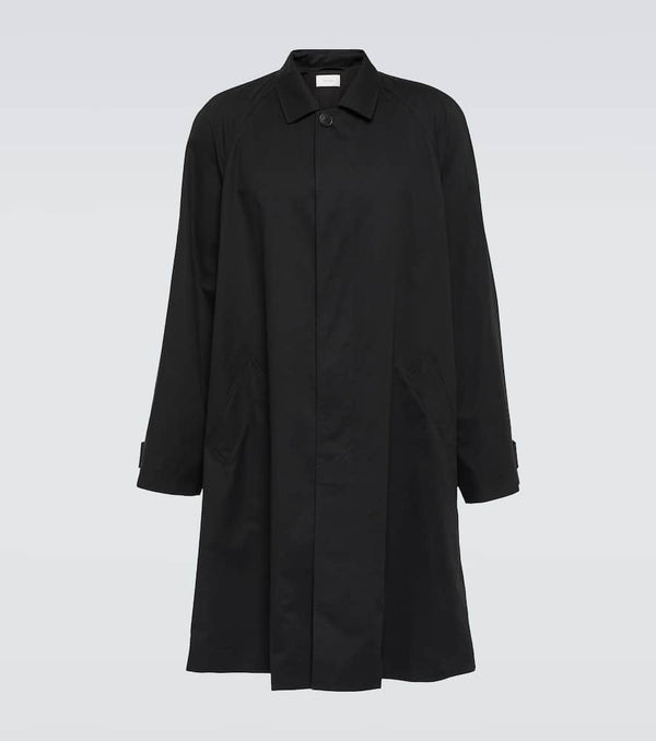 The Row Clayton cotton and cashmere coat