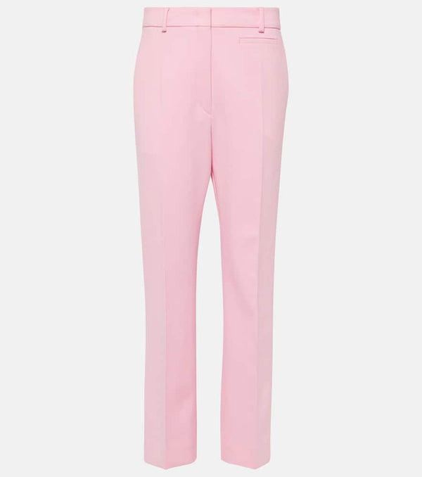 Sportmax Romagna high-rise wool-blend straight pants