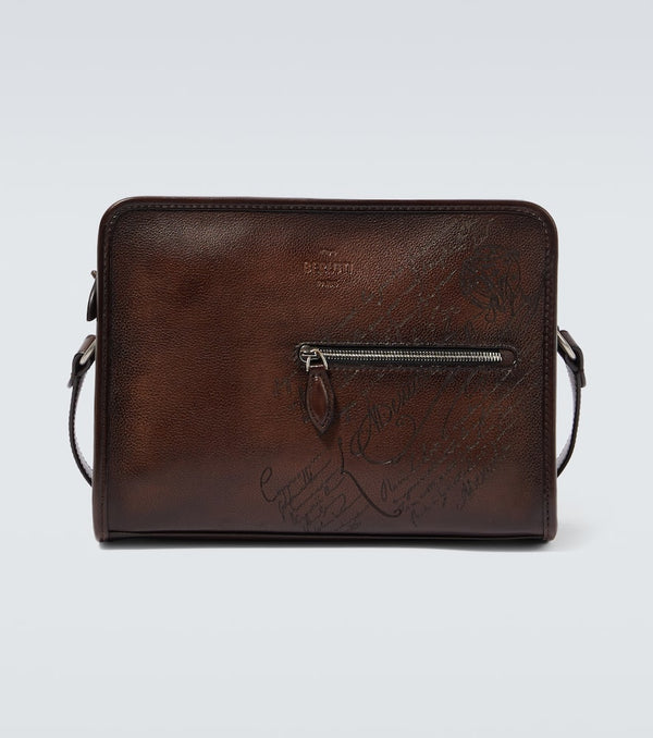 Berluti Journalier Scritto leather briefcase