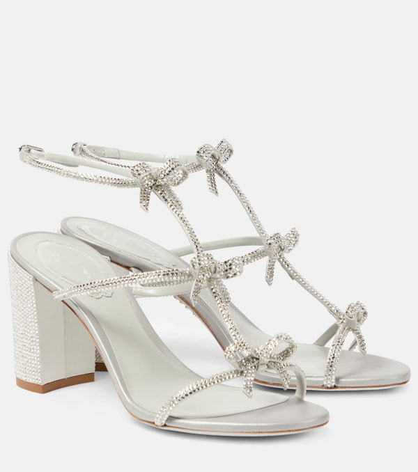 Rene Caovilla Caterina bow-detail embellished sandals