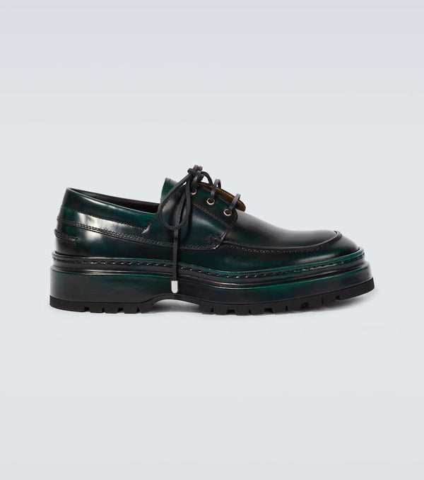 Jacquemus Les Bateau Pavane leather Derby shoes