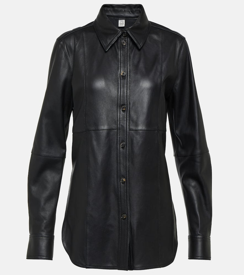 Toteme Leather overshirt