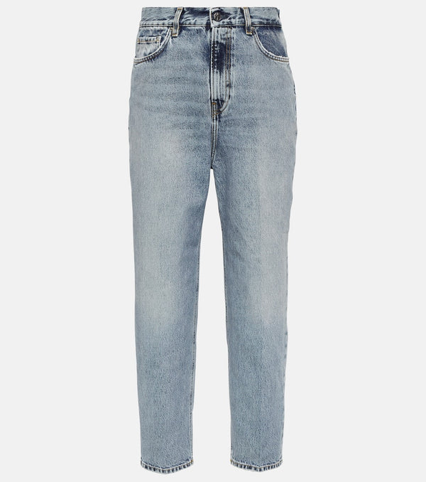 Toteme Mid-rise tapered jeans