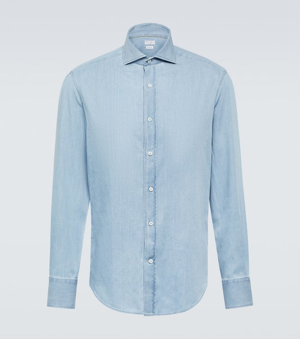 Brunello Cucinelli Chambray denim shirt