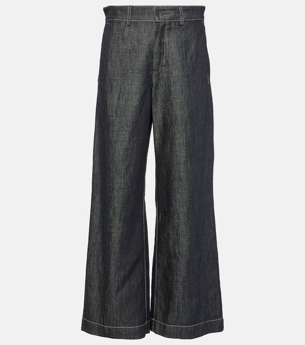 S Max Mara Amerigo mid-rise wide-leg jeans