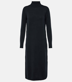 S Max Mara Brussel wool turtleneck midi dress | LYBSTORE