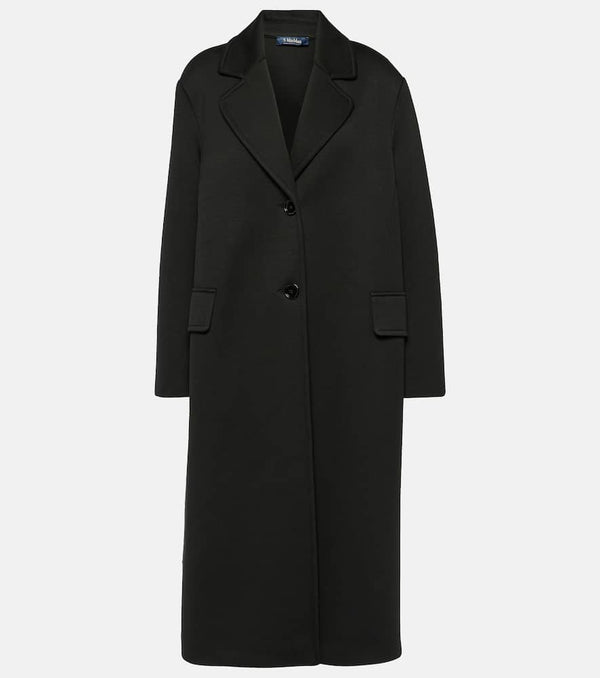 S Max Mara Radice single-breasted jersey coat