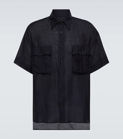 Giorgio Armani Jersey bowling shirt