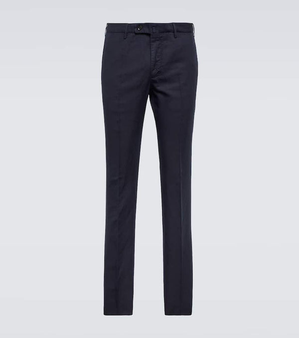 Incotex Linen and cotton chinos