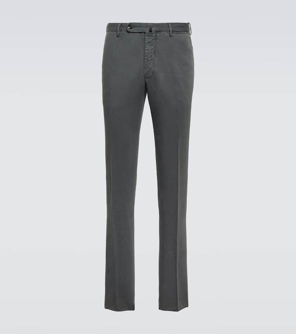 Incotex Cotton and linen straight pants