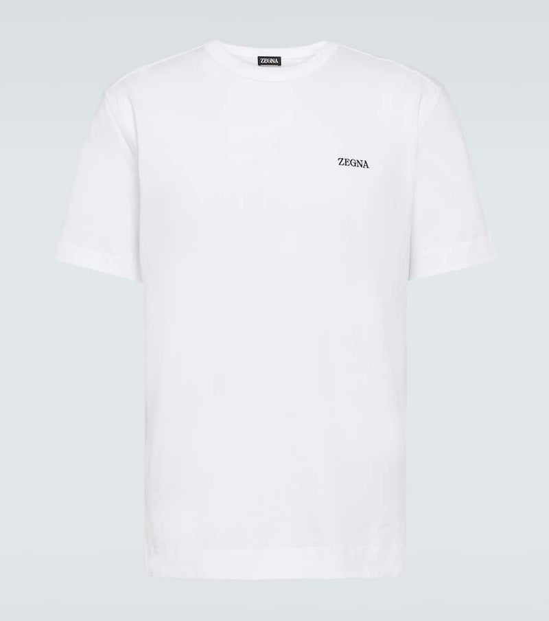 Zegna Logo cotton jersey T-shirt