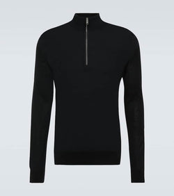 Zegna Wool half-zip sweater