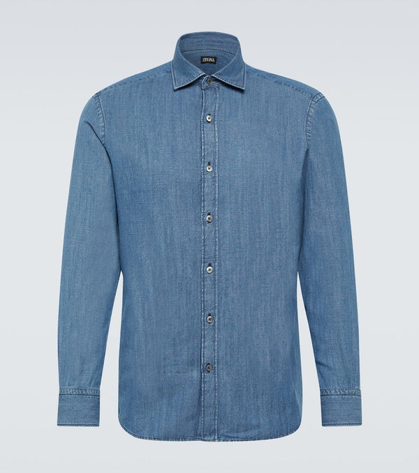 Zegna Cotton and linen shirt