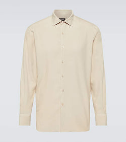 Zegna Silk Oxford shirt