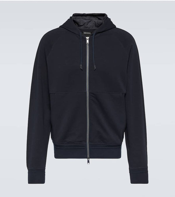 Zegna Cotton-blend hoodie