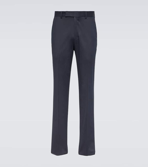 Zegna Cotton-blend straight pants