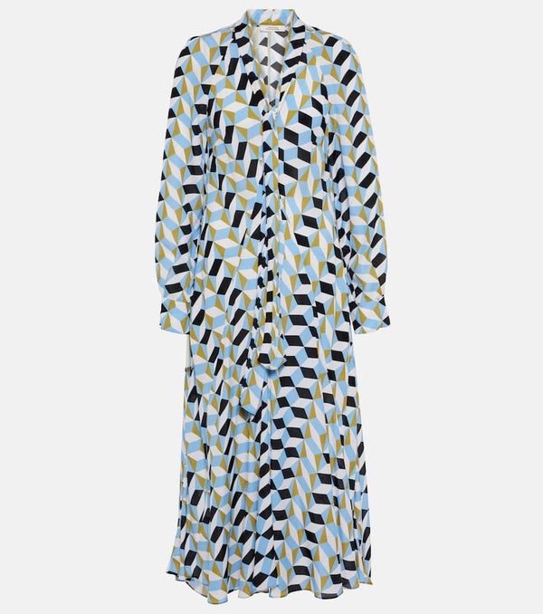 Dorothee Schumacher Graphic Volumes printed midi dress