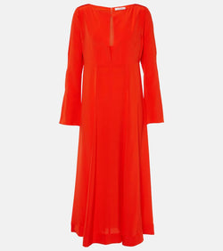 Dorothee Schumacher Sophisticated Volumes silk midi dress