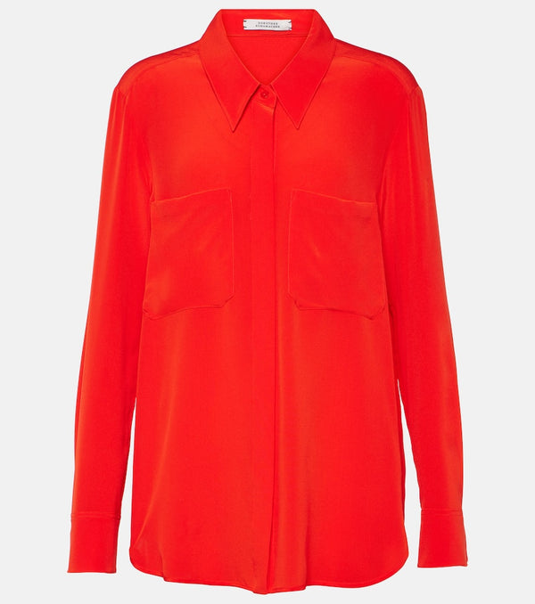 Dorothee Schumacher Sophisticated Volumes silk shirt