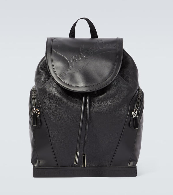 Christian Louboutin Explorafunk logo leather backpack