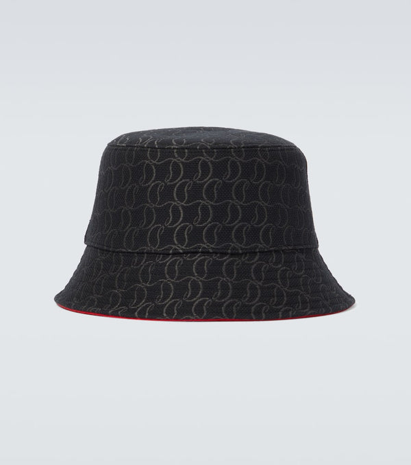 Christian Louboutin Bobino canvas bucket hat