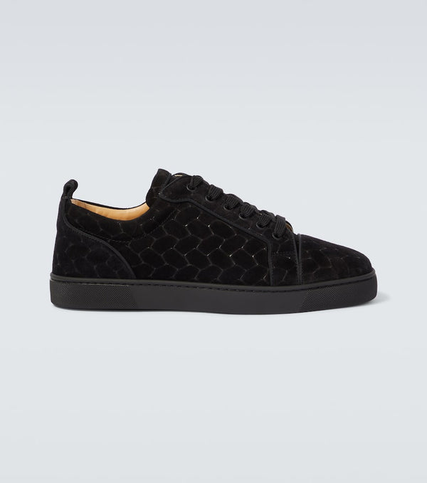 Christian Louboutin Louis Junior braided suede sneakers