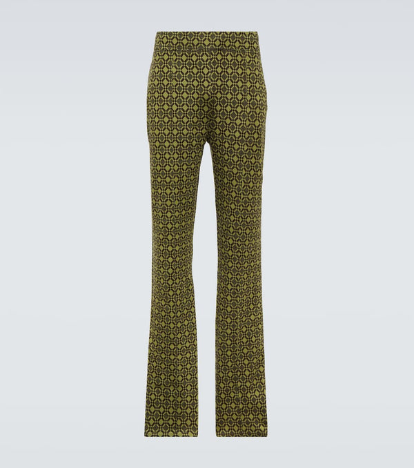 Wales Bonner Power printed cotton track pants