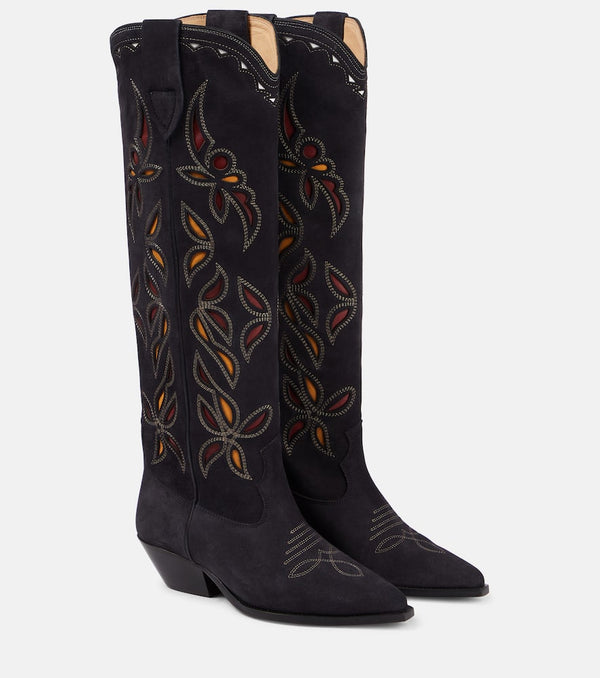 Isabel Marant Denvee suede cowboy boots