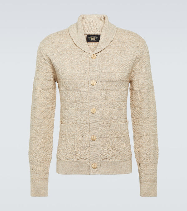 RRL Cotton and linen cardigan