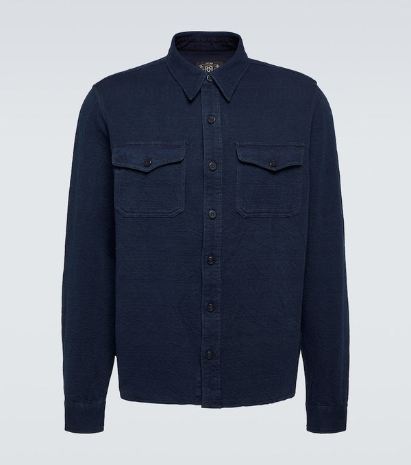 RRL Jacquard cotton-blend overshirt